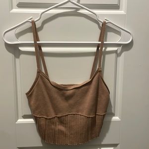 Cropped tank top! barely worn!